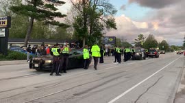 H2oi Wasaga beach 2021 Police presence on main street