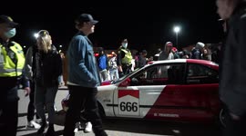 H2oi Wasaga beach 2021 Police disperse crowd at walmart ontario