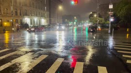 Severe thunderstorms and heavy rains hit New York City