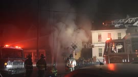 2nd alarm Working Houser Fire 12 South Walnut Street, Mount Carmel, Pennsylvania