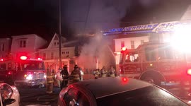 2nd alarm Working Houser Fire 12 South Walnut Street, Mount Carmel, Pennsylvania
