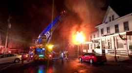 2nd alarm Working Houser Fire 12 South Walnut Street, Mount Carmel, Pennsylvania