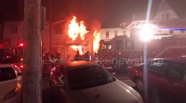 2nd alarm Working Houser Fire 12 South Walnut Street, Mount Carmel, Pennsylvania