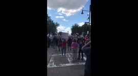 US: Protest Against Vaccine And Mask Mandate In Boston, MA