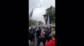 Netherlands: Hundreds Protest Against Mandatory Coronavirus Access Pass In The Hague 2
