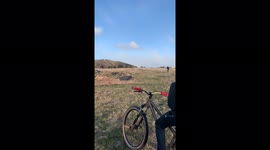 'Aussie boy eats dirt after his first-ever bike jump attempt goes comically wrong'