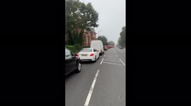 UK: Panic Buyers Form Long Queue Due To Fuel Crisis 4