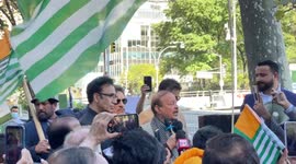 Protests Outside U.N. General Assembly in NY, US