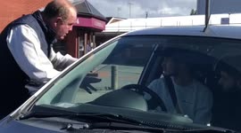 Tempers flare at UK petrol station as employee threatens to close the station completely