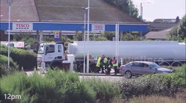 Petrol station cleared of fuel in less than four hours after tanker visit in Kent, UK