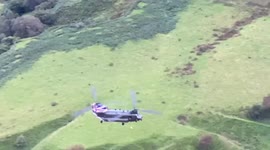 Mach Loop with 40th Anniversary chinook flying through it late evening