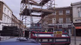 Sheerness town centre clock renovation in Kent, UK