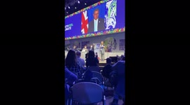 Italy: Greta Thunberg Speaks At Youth4Climate Summit In Milan