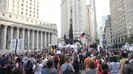1000 People Gather in NYC to Protest Mandates as Thousands of Healthcare workers are scheduled to be fired