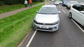 Motorists ignore rules of the road during UK petrol crisis