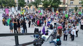 Global Day of Action for Safe and Legal Abortion in Madrid on 28th October, 2021.