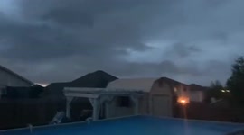 US: Lightning Strike Caught In Killeen, Texas