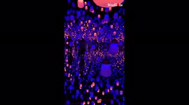 Magical look at lantern room in Japan's unique art museum