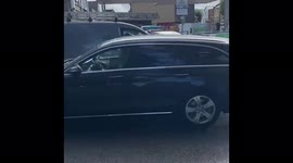 Fuel shortage causing traffic jams in London, UK