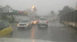 Battling floods in Cameroon's commercial hub Douala
