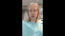 Got dental work done and the numbing shot made it so I couldn't close my eye