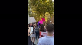 US: Britney Spears Fans Gather Outside L.A. Courthouse During Conservatorship Hearing