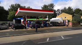 First petrol delivery for 3 days in Morden, UK