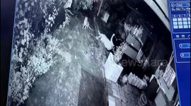 LONGER VERSION: Woman armed with only her walking stick manages to fight off wild leopard