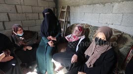 Mourners attend the funeral of Mohammad Abu Ammar, 40, a Palestinian who was killed by Israeli fire at the Israel-Gaza border fence, according to health ministry, in Bureij in the central Gaza Strip