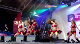 NFL cheerleaders hit London ahead of Tampa-Chicago showdown in UK
