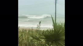 Japan: Powerful Typhoon Mindulle Brings High Waves To Kanto Coastal Area