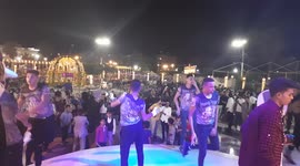 Team Dancers Perform in Egyptian Wedding In Egypt