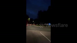 Long queues for petrol in Kent, UK