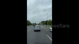 For over a week, people line up for fuel in Kent, UK
