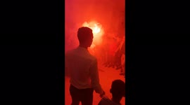 Groom Turned His Wedding On Fire Show In Egypt
