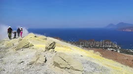 Cratere della Fossa of Vulcano Island Aeolian ISlands
