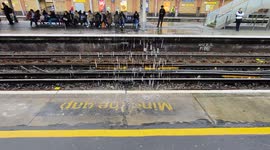 Heavy rain arrives in the capital