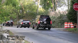 President of the United States Joe Biden Departs Fieldstone Golf Club