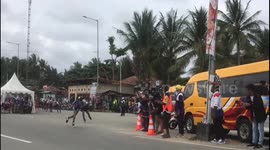 East Java Wins Gold Medal for the 42km Marathon Roller Skate in  Jayapura City, Indonesia