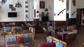 Opening of an old heritage cafe in Gaza City that blends past times with the present.