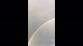 Ireland: Double Rainbow Spotted Over Courtmacsherry Bay In Cork