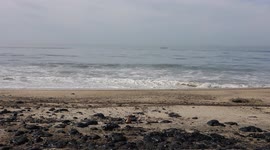 Oil builds up on beaches of southern California after massive spill