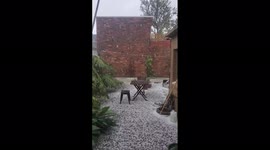 Australia: Spring Storm Brings Hail To Melbourne