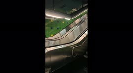 France: Leaking At Metro Station Due To Heavy Rainfall In Marseille