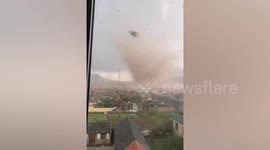 Tornado rips through village damaging dozens of homes in China