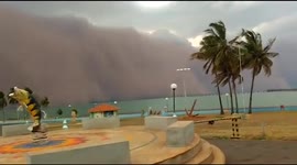 Crazy dust storm strikes Sao Paulo, Brazil