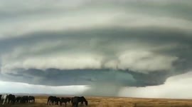 Giant mushroom storm cloud brings dour weather to southern China