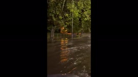 UK: Overnight Rain Causes Flooding In London