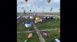 Balloon Fiesta in Albuquerque, US
