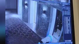 Hotel customer kicks robot out of elevator in southern China